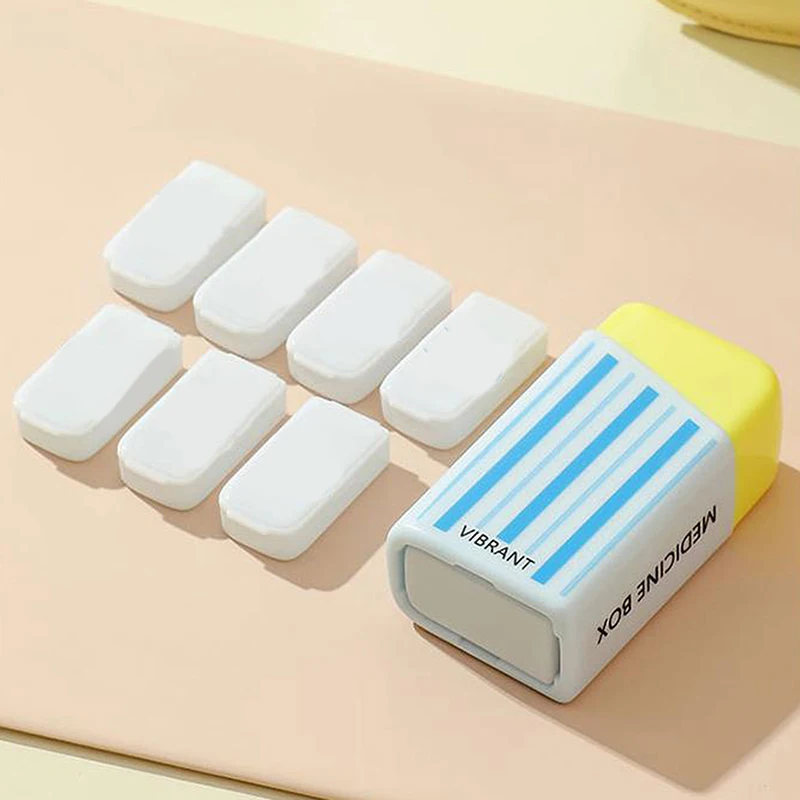 منظم حبوب السفر 7 شبكات صندوق حبوب مستقل عالي الجودة علبة حبوب دواء محمولة حاوية حامل حبوب فيتامين #4