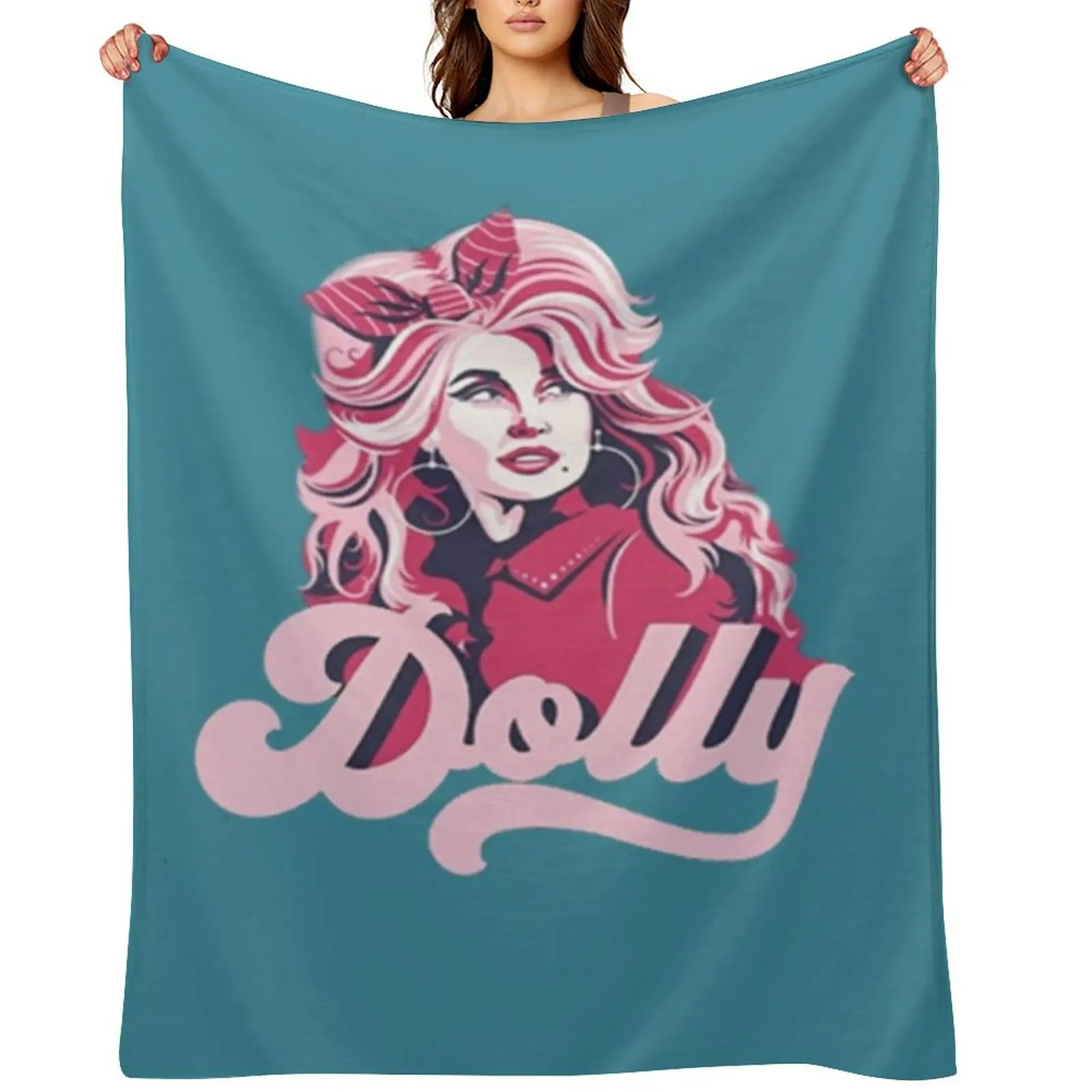 

Dolly Love and Life Throw Blanket Retros Camping Sofa Thermal Blankets