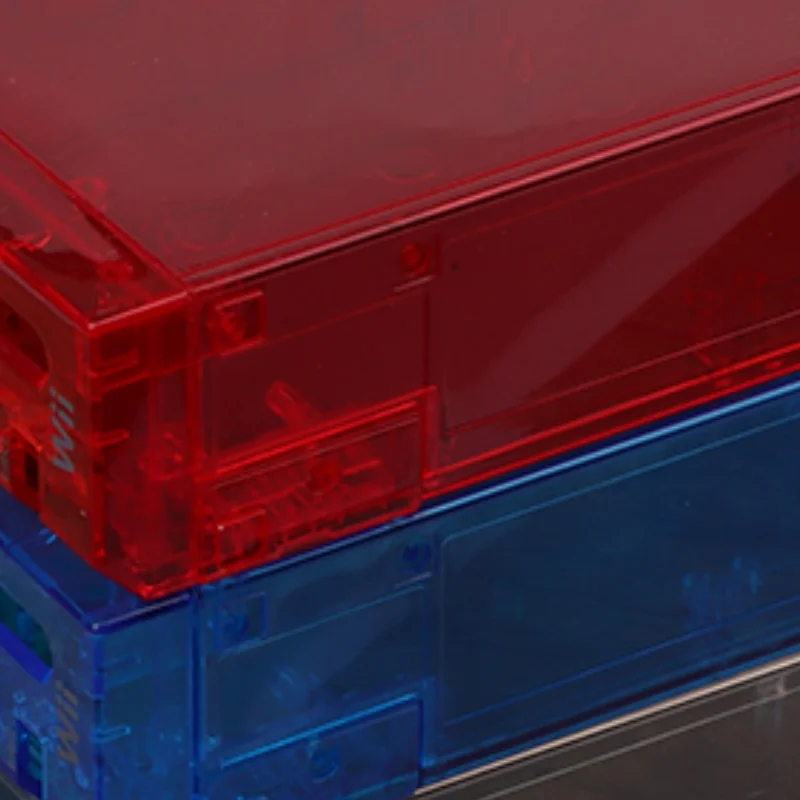 Black For Full Case Cover Housing Shell With Buttons For Wii Transparent Housing Shell Case For Wii Game Console