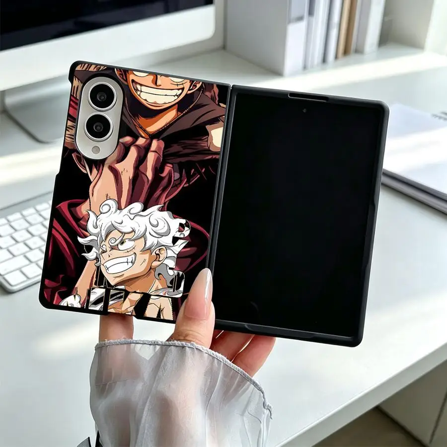 Japanese Anime Luffy Case for Samsung Galaxy ZFold Wide Z Fold8 Wide Z Fold 8 ZFold8 Luxury Phone Cover