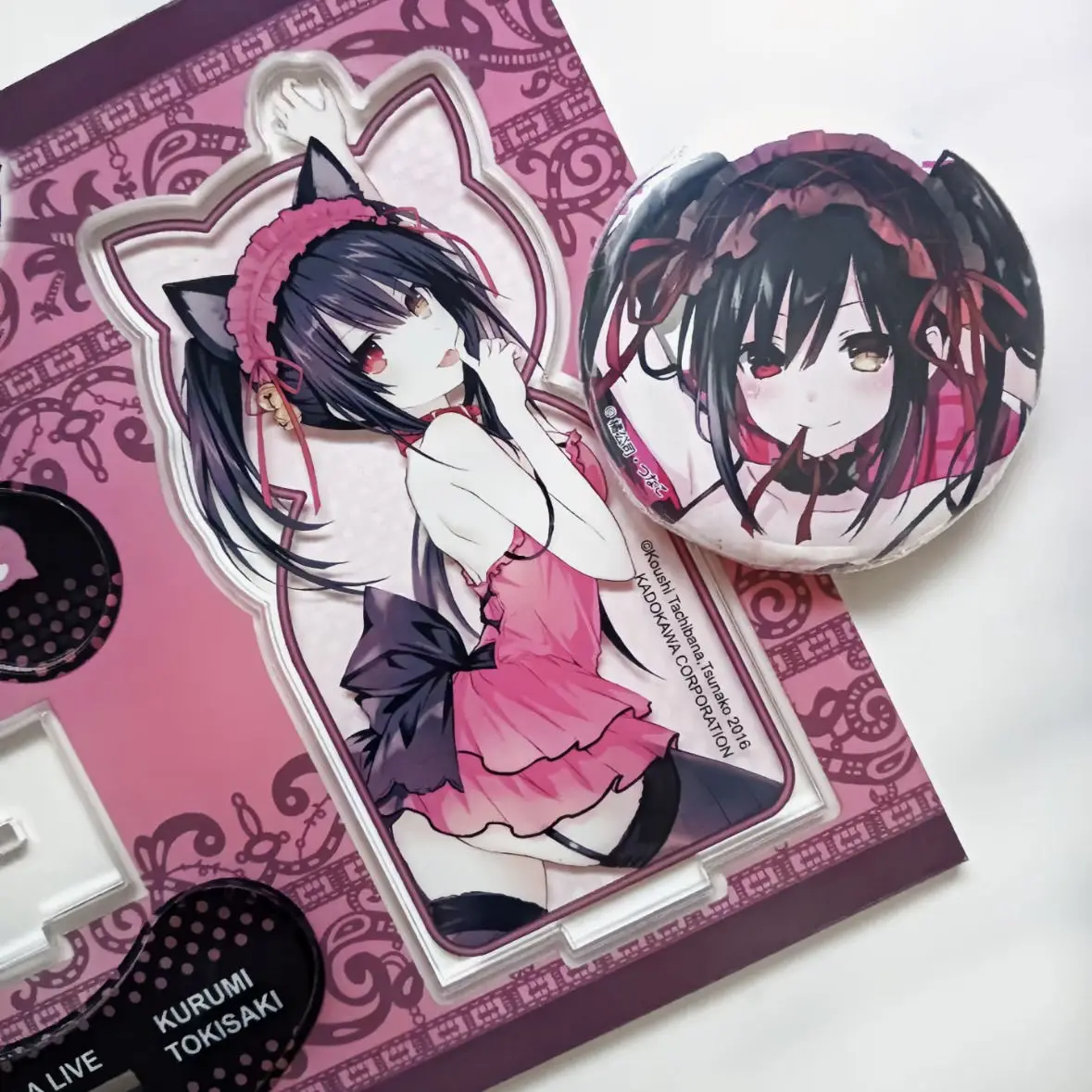 Tokisaki Kurumi Toy Figures Acrylic Stand Anime Action Figure Ornament Model Accessories Gift Toy DATE A LIVE