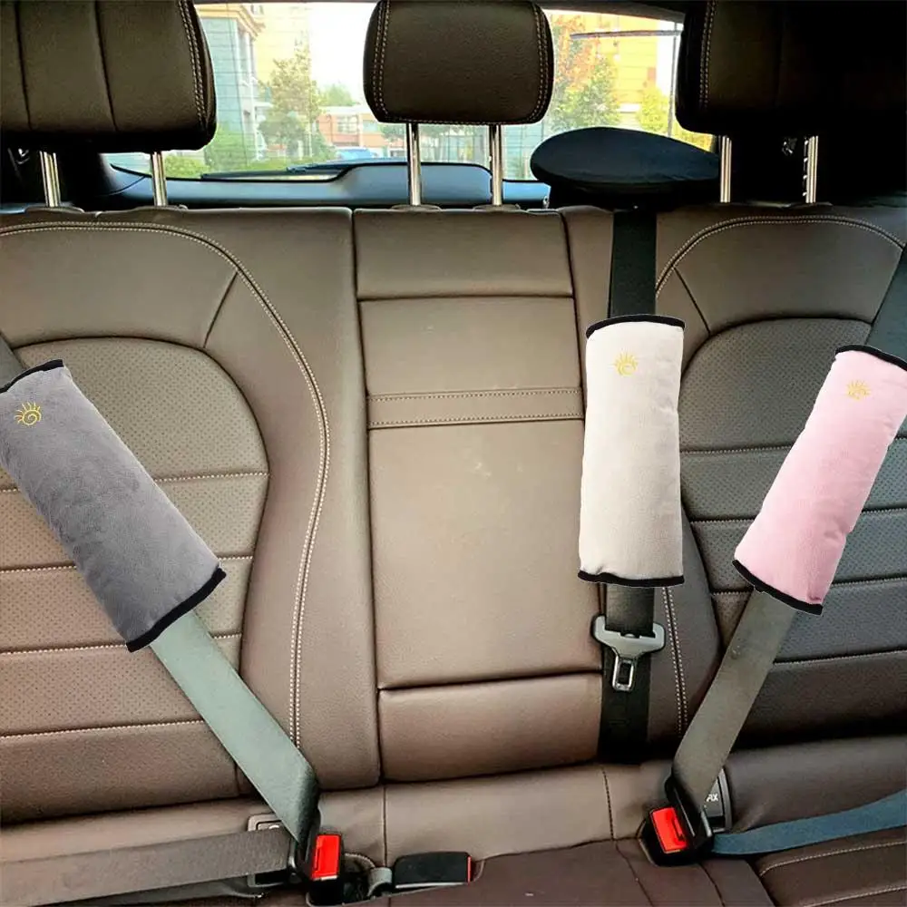 Youth Kids Seatbelt Strap Cover Safety Car Headrest Seat Belt Covers Seatbelt Shoulder Pads Car Shoulder Pad Seat Belt Pad