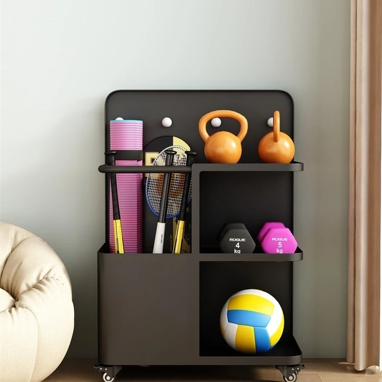 

Fitness Equipment Storage Rack Household Foam Axle Basket Sports Goods Shelf
