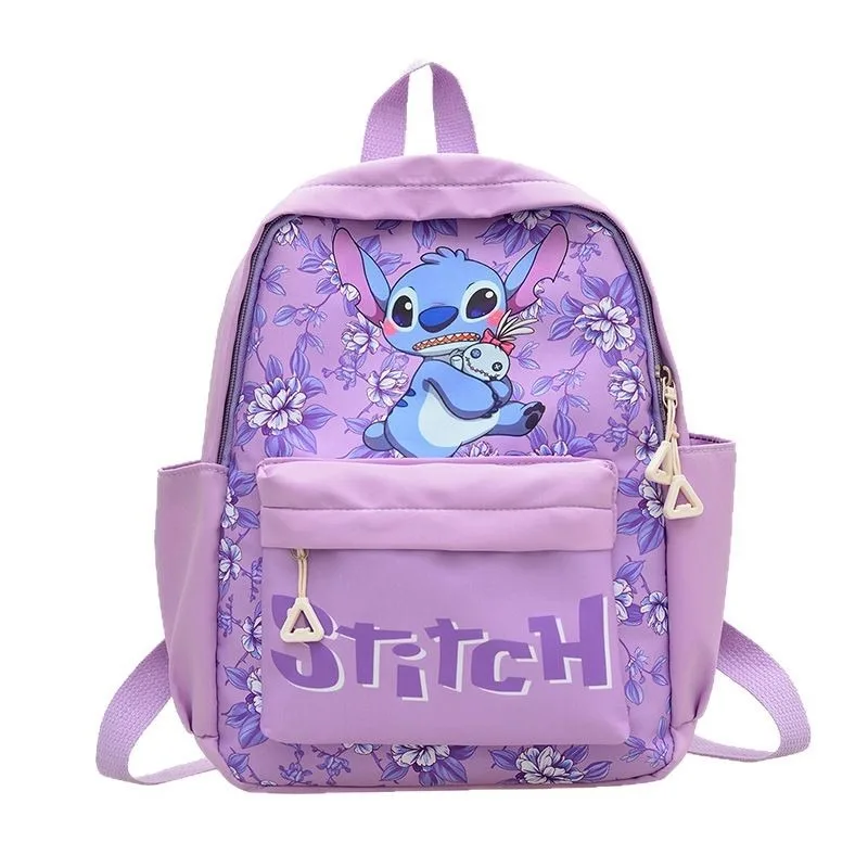 

Disney 2025 New Lilo and Stitch Backpack Kawaii Cartoon Anime Printed Accessories Storage Bag Student's Casual Shoulder Bag Gift
