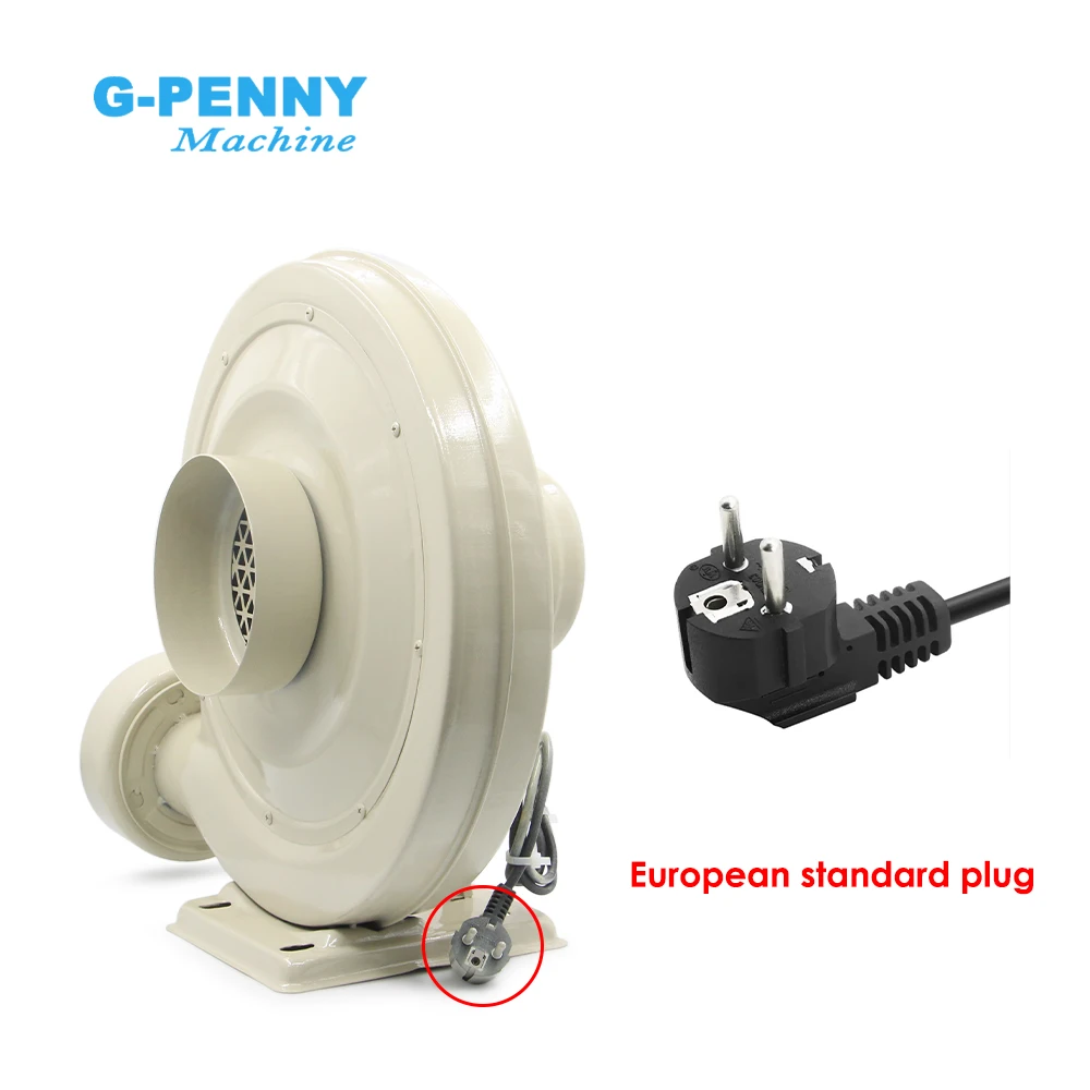 G-Penny 750w 1100w 220V/380V Centrifugal Medium Pressure Fan Exhaust Fan Air Blower for CO2 Laser Engraving Cutting Machine