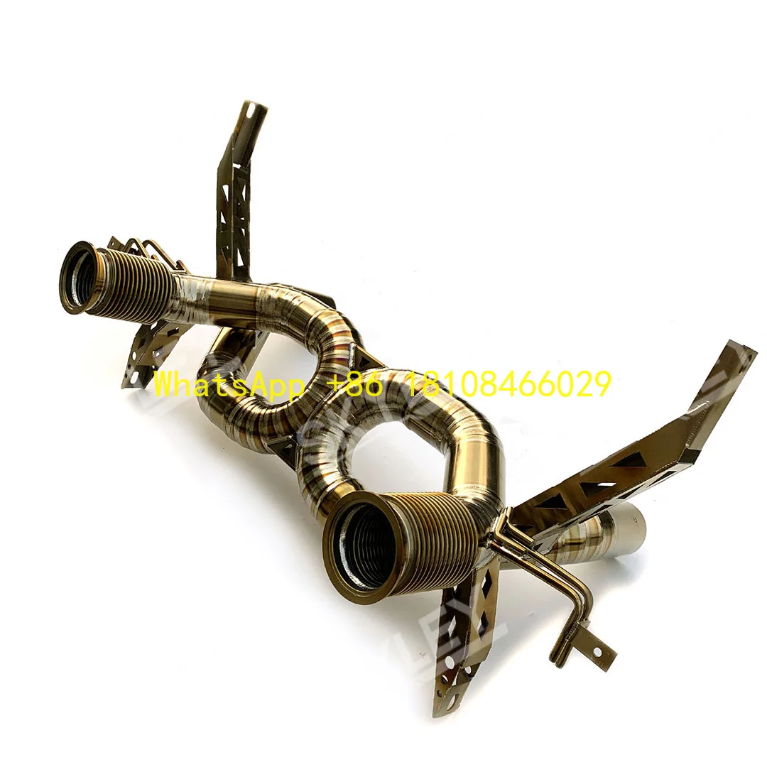 

X Pipe Exhaust Catback System High Performance Car Straight for Lamborghini Huracan Evo Exhaust Carton Box 1 Set Titanium SKYLEY