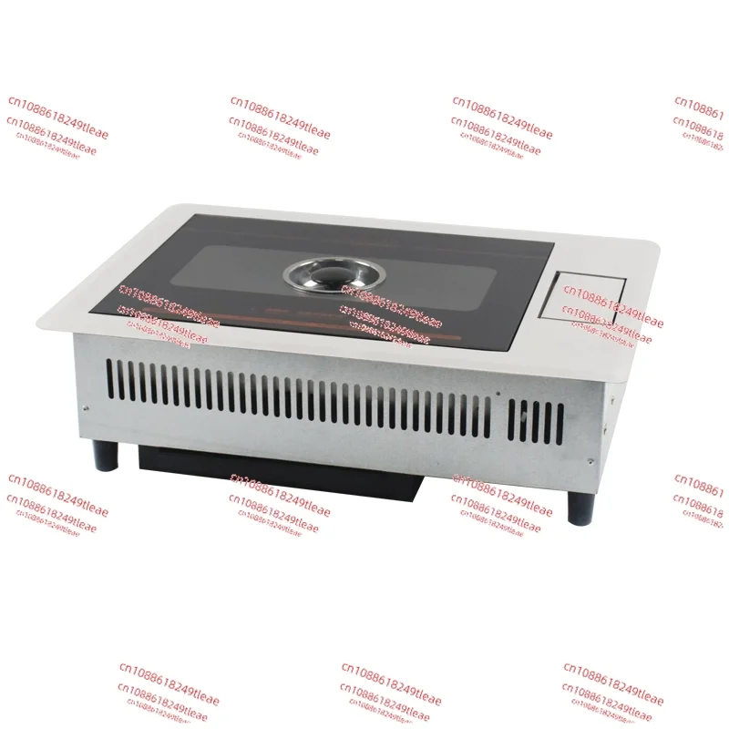 Rectangle Commercial Stainless Steel Outdoor Gas Bbq Barbecue Grill 50cm Korean Restaurant Table Top Bbq Gas Grill