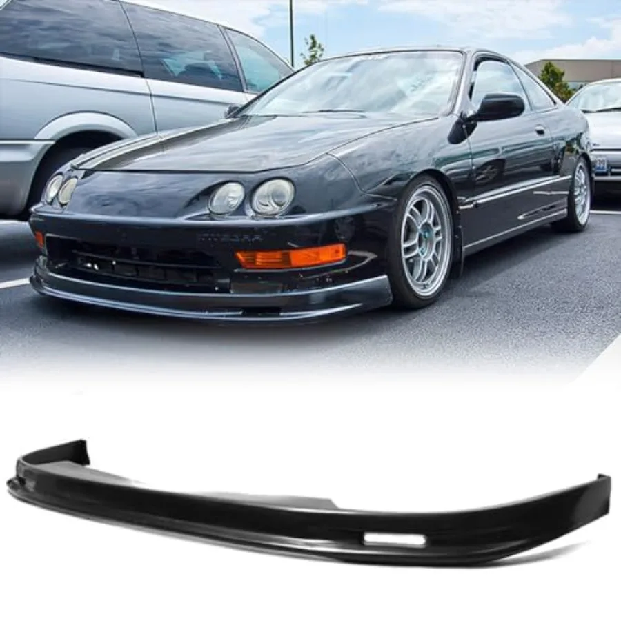 

Спойлер на передний бампер, подбородок, совместимый с Acura Integra MU Style 19982001, гибкий полиуретановый передний нижний сплиттер из искусственной кожи Pro