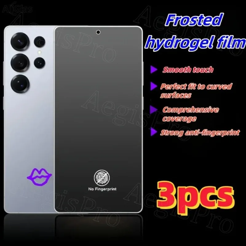 3pcs Matte Hydrogel Film For Samsung Galaxy S23 Ultra S22 Ultra S25 S24 S23 S22 S21 Plus S25 FE S10+A56 A55 A53 Screen Protector