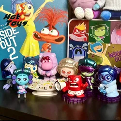 Original Inside Out 2 Blind Box Anime Film Joy Fear Envy Ennui Embarrass Anxiety Disgust Anime Figure Model Desktop Ornament Gif
