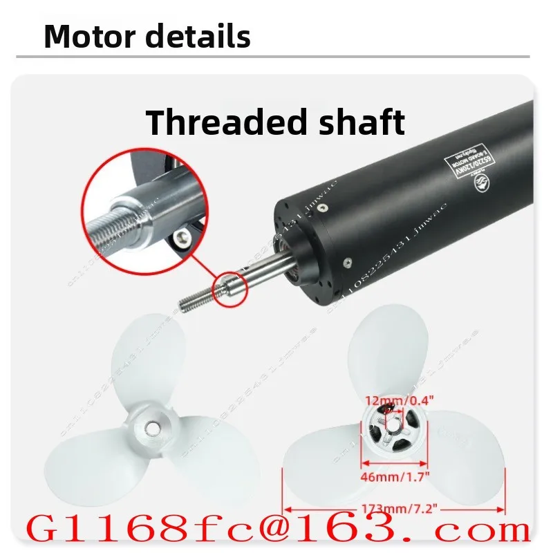 65220 Waterproof Motor 6000W Built-in Drive Motor ESC Integrated Electric Surfboard Hydrofoil Board