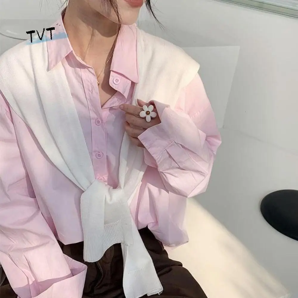 

Elegant Blouse Shoulders Knitted Shawl Solid Color Cloak Fake Collar Clothes Decoration Korean Style Knit Scarf Women