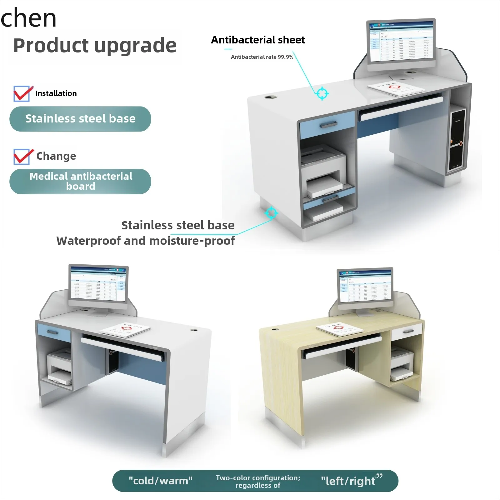 Hospital Clinic Doctor's Desk Face Desk Medical Diagnosis Desk