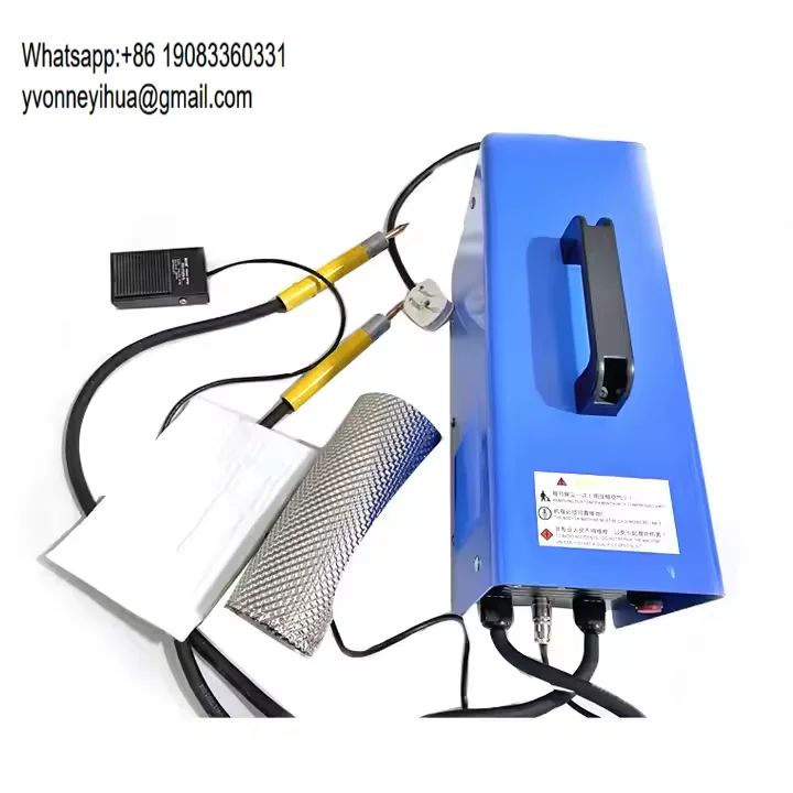 

Portable Mini Spot Welding Gun For SUS304 Heat Shield - Handheld Welder Machine With Spot Welding Fixture Set