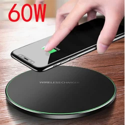 30w Wireless Charger Dock for  Sony Xperia XA1 Ultra  Samsung Galaxy S10+ OnePlus 10 Pro Wireless Induction Fast Charging Pad