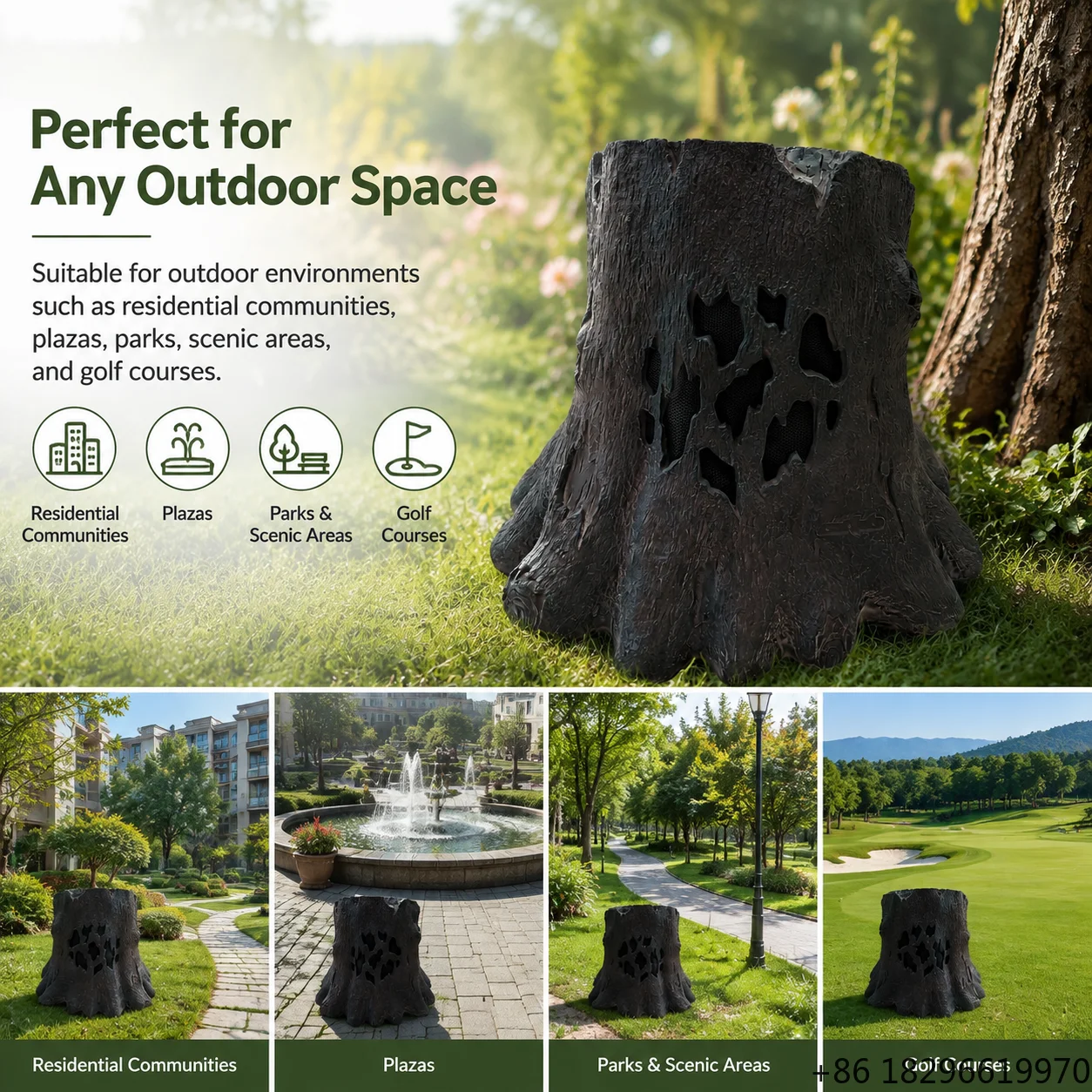 Communication Public Address System Commercial Weatherproof Outdoor PA Speaker 30W Garden Speaker Garden Party Audio