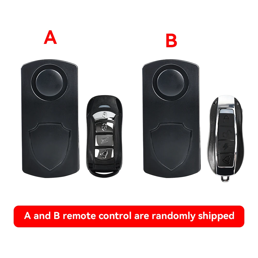 113db Wireless Motorcycle Alarm Remote Control Waterproof Bicycle Alarm for Moto Electric Anti-Theft Bike Alarm for Motorcycle