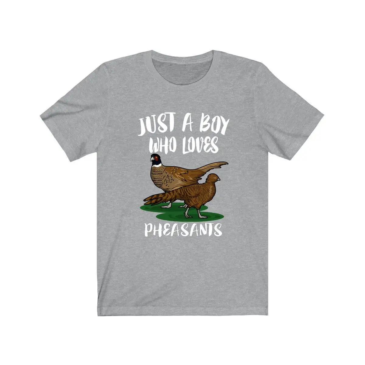 Just A Boy Who Loves Pheasants Birds Shirt, Pheasant Lover Shirt, Birding Shirt, Pheasant Lover Gift, Animal Adult Kids T-Shirt