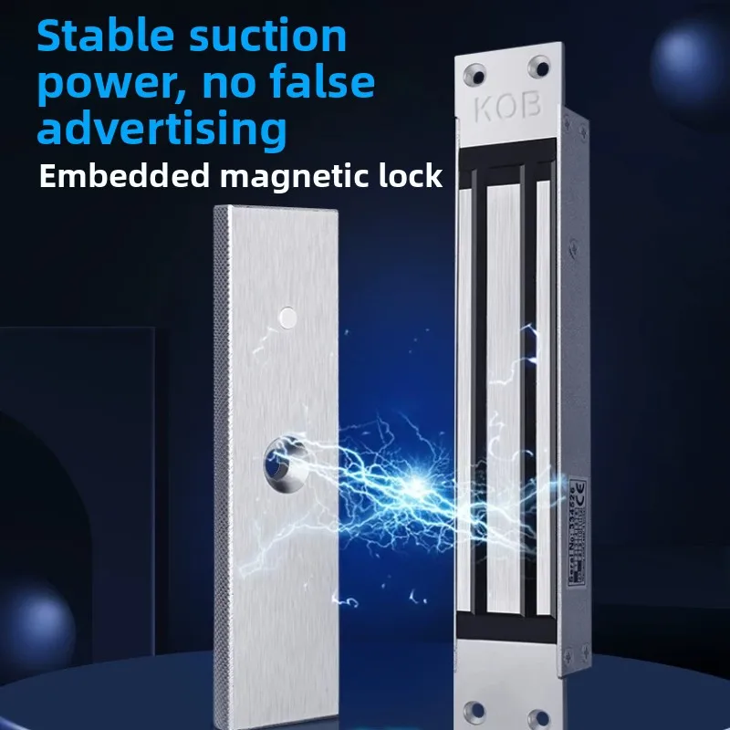 KOB280 Kg Concealed Magnetic Lock, Electromagnetic Lock, Embedded Access Control, Electronic Control Lock, Exposed Installation