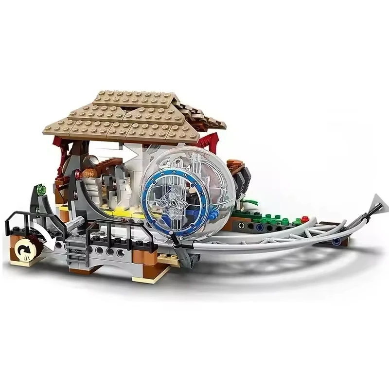 75941 + سلسلة جراسي من مكعبات البناء + مكعبات البناء + تيرانوصور ريكس ضد أنكيلوسورس + لعبة الديناصور المجمعة للأطفال مو #2