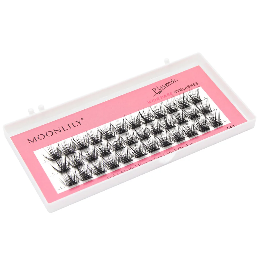 High quality fluffy single cluster fake eyelashes DIY natural independent eyelash makeup tool Soft, natural, and easy to operate