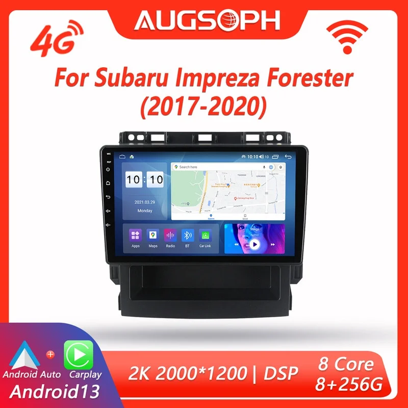 

Android 13 Car Radio for Subaru Impreza Forester 2017-2020,9inch Multimedia Player with 4G WiFi Carplay & 2Din