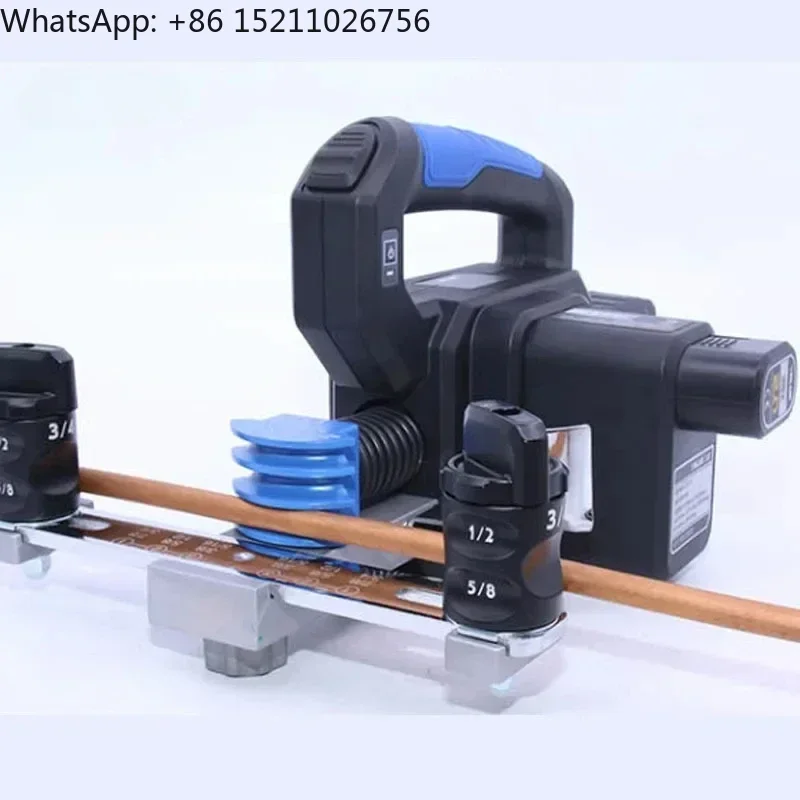 VEB-1 Lithium Battery Combination Pipe Bender 90°Portable Multifunction Copper Air Conditioning Tube Fast Bending Machine 6-22MM