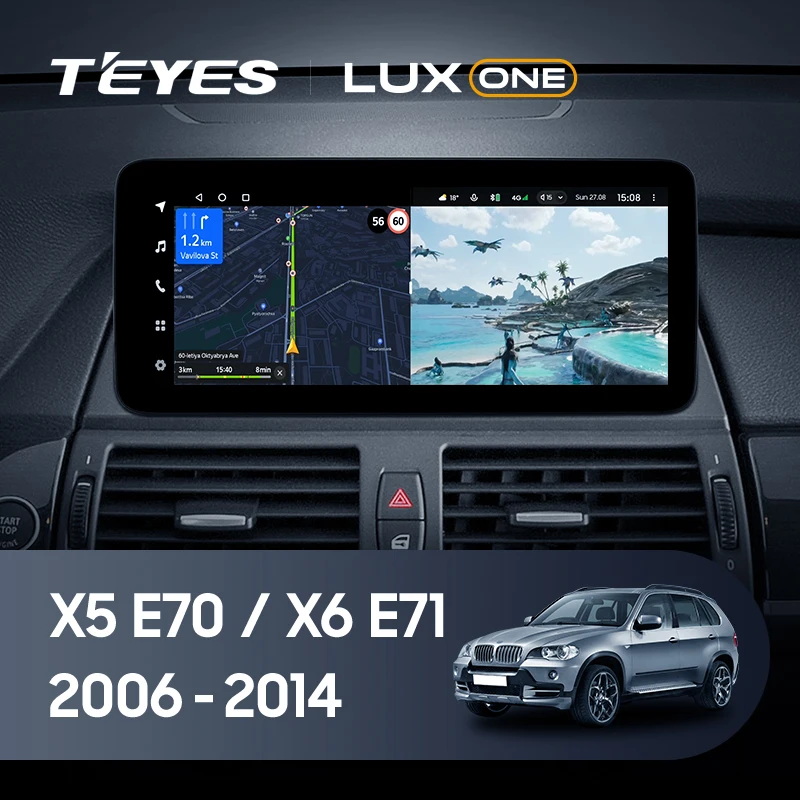 TEYES LUX ONE For BMW X5 E70 X6 E71 2006 - 2014 Car Radio Multimedia Video Player Navigation GPS Android No 2din 2 din dvd