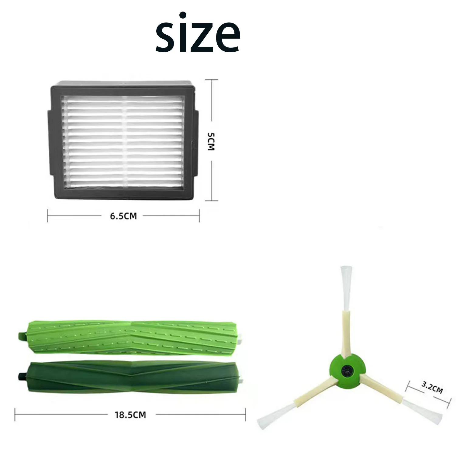 Replacement Parts Accessories for IRobot Roomba I3 i3+ I4 I6 i6+ I7 i7+ I8 i8+ J7 J8 /Plus E5 E6 E7 I, E & J Series Vacuum Clean