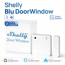 Shelly BLU Door/Window ZB Smart Mini Door Sensor Zigbee Entry Sensor Security Burglar Sensor Alarm Smart Life Alexa Google Home