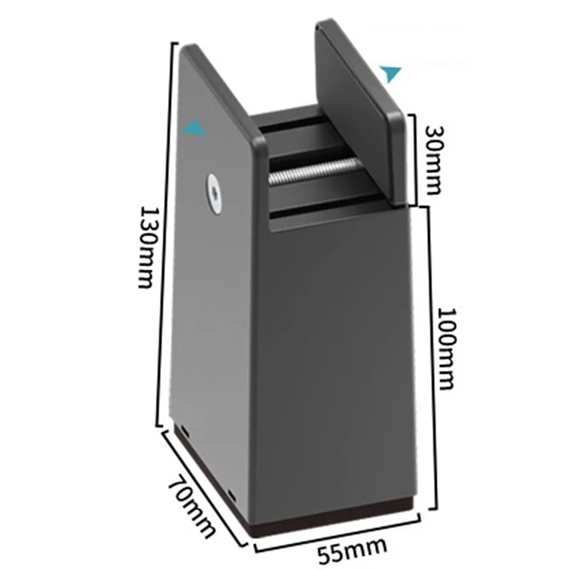 A55P-1Set Furniture Risers With Screw Clamp Couch Risers For Furniture Thickness 0-1.6In For Table