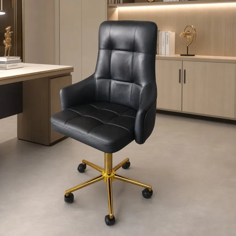 Anti-fouling leatherBase Technician Chair with Backrest Customizable Color Small Stool