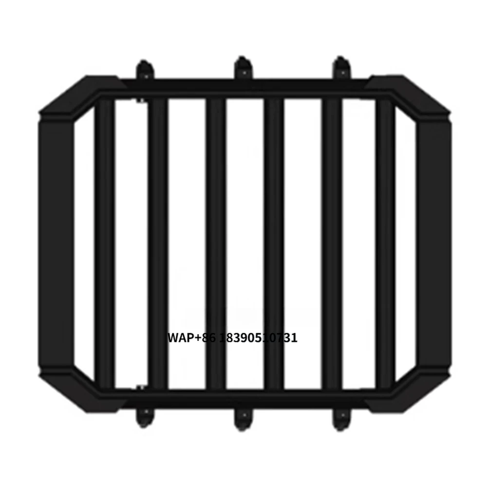 

Black Aluminum Alloy Roof Rack Cargo Basket for Wrangler JL 2018+ Gladiator JT 2020+ JT1024