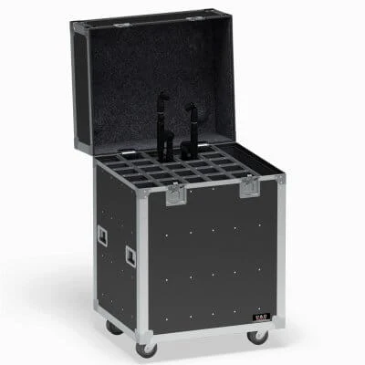 Manufacturers 16U Rack Flight Case for Amplifiers/ Audio Equipment with Caster Board