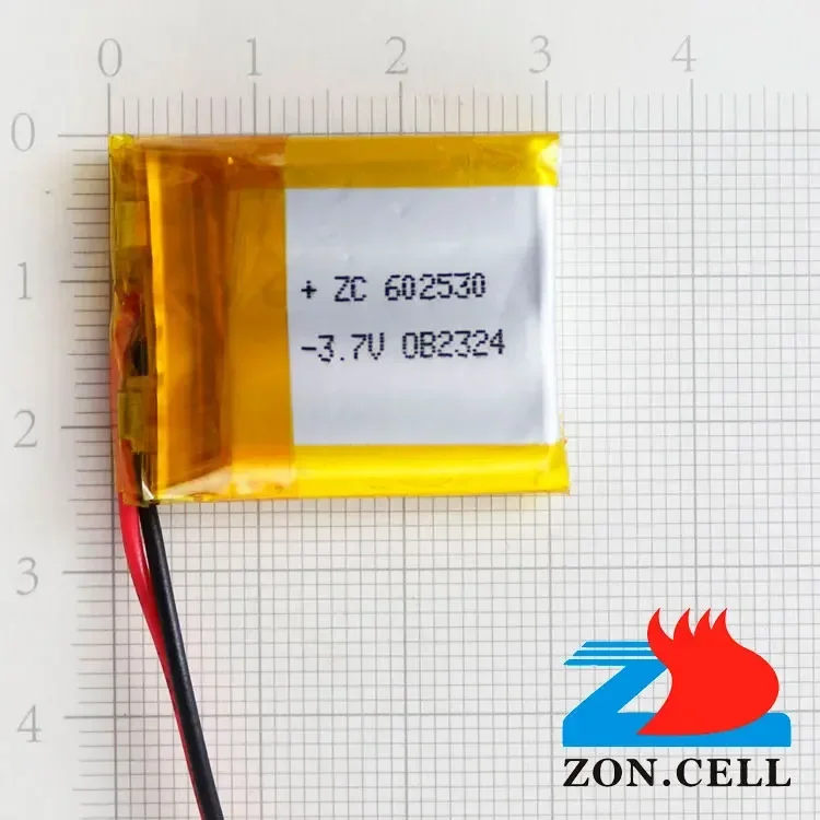 الجديد في بطارية ليثيوم بوليمر 600 مللي أمبير 602530 3.7 فولت، بلوتوث MP3 كارت الصوت قراءة الأعمال القلم خلية ليثيوم أيون قابلة للشحن جيدة