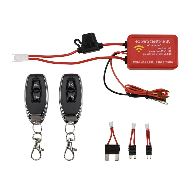 A20K-Smart Wireless Remote Control Device 12V 24V Anti-Theft Fuel Cut Off Immobilizer For Car Yacht Motorcycle Scooter
