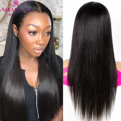 Osso Straight Lace Front Wig, perucas de cabelo humano brasileiro, Transparente Pré Arrancadas, 4x4 Lace Encerramento, 30 