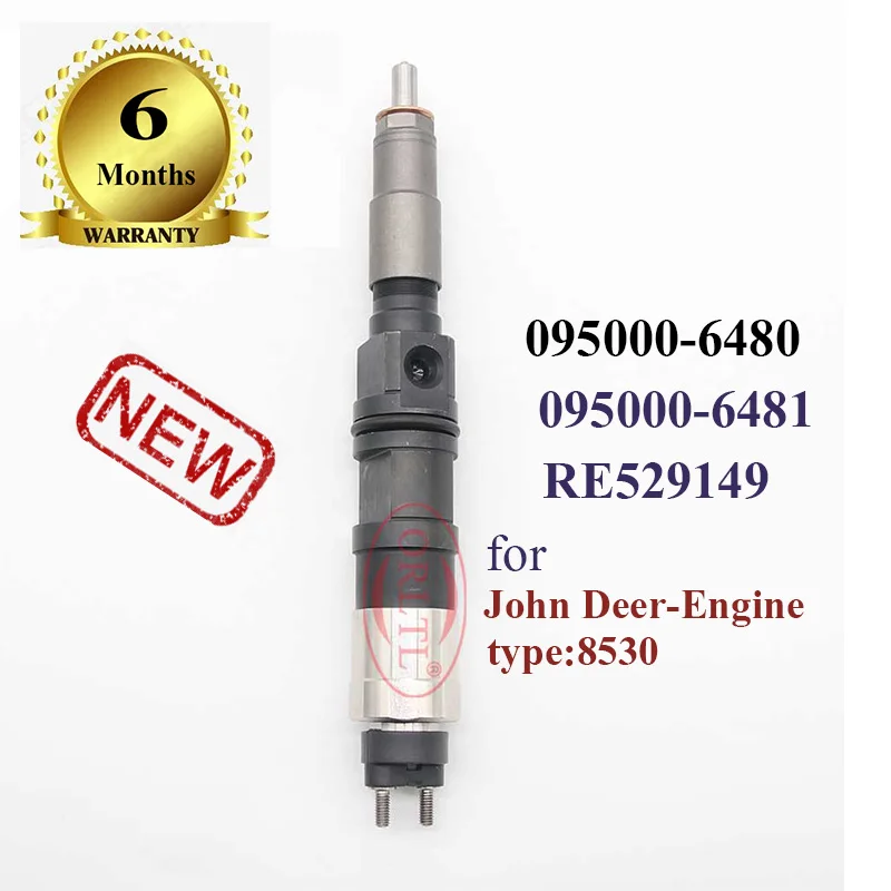 ORLTL RE529149 Common rail pump injector re529149 095000-6480 095000-6481 0950006480 nozlze 6480  for John Deer-Engine type:8530