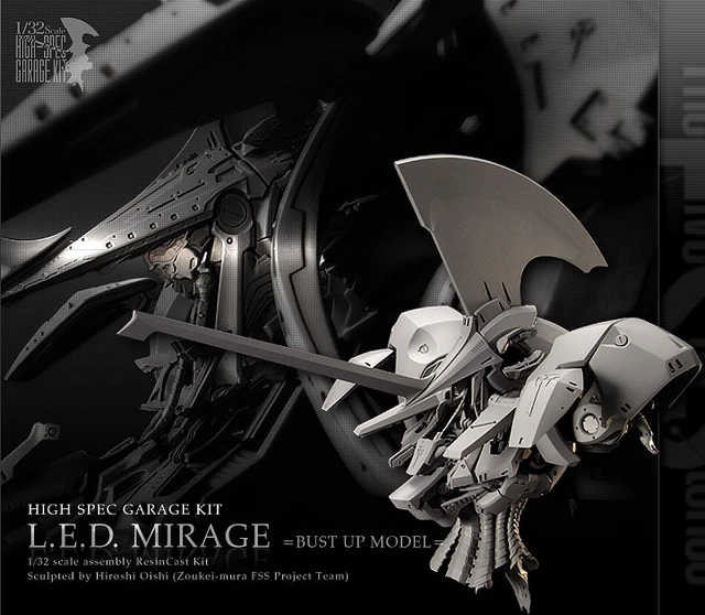 SH Studio Full Resin kit of The Five Star Stories 1/32 scale L.E.D. Mirage  bust mobile suit - AliExpress