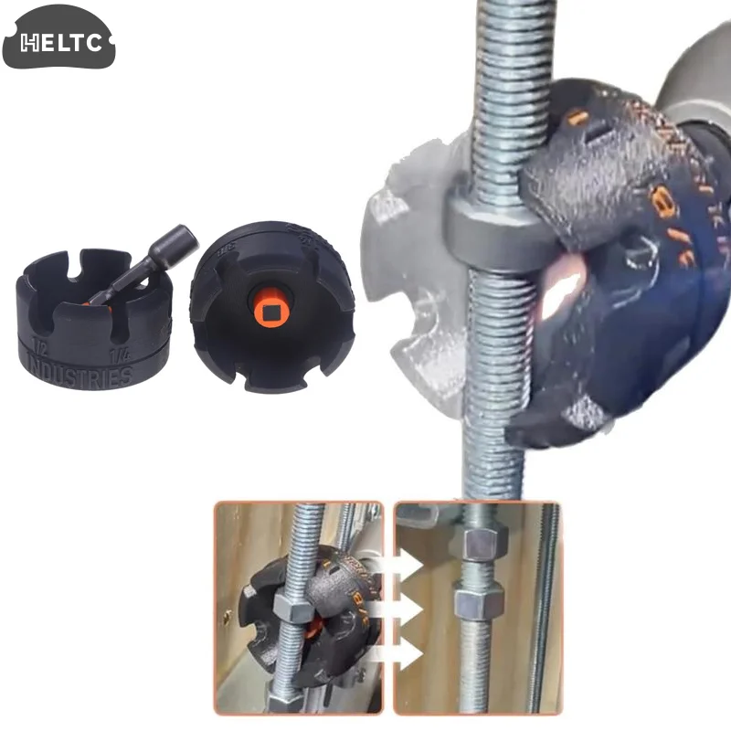 

1 шт., торцевые ключи для стоек для кабелепровод, гаечная молния, насадка для дрели для быстрого снятия гаек и болтов, инструмент для снятия гаек, инструмент для извлечения болтов