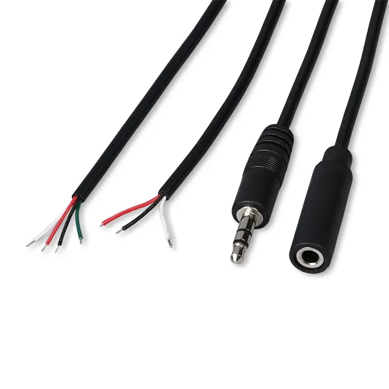 AUX cable 3.5mm audio cable single-head audio cable 3/4 section audio connection extension cable 3/4 core