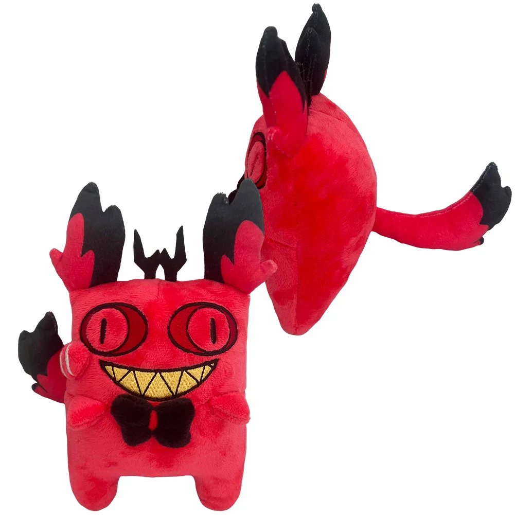 Plush Cartoon Alastor Cosplay para crianças e adultos, anime macio, Roleplay, Halloween, festa de carnaval, mascote, aniversário, presente de Natal, 20cm