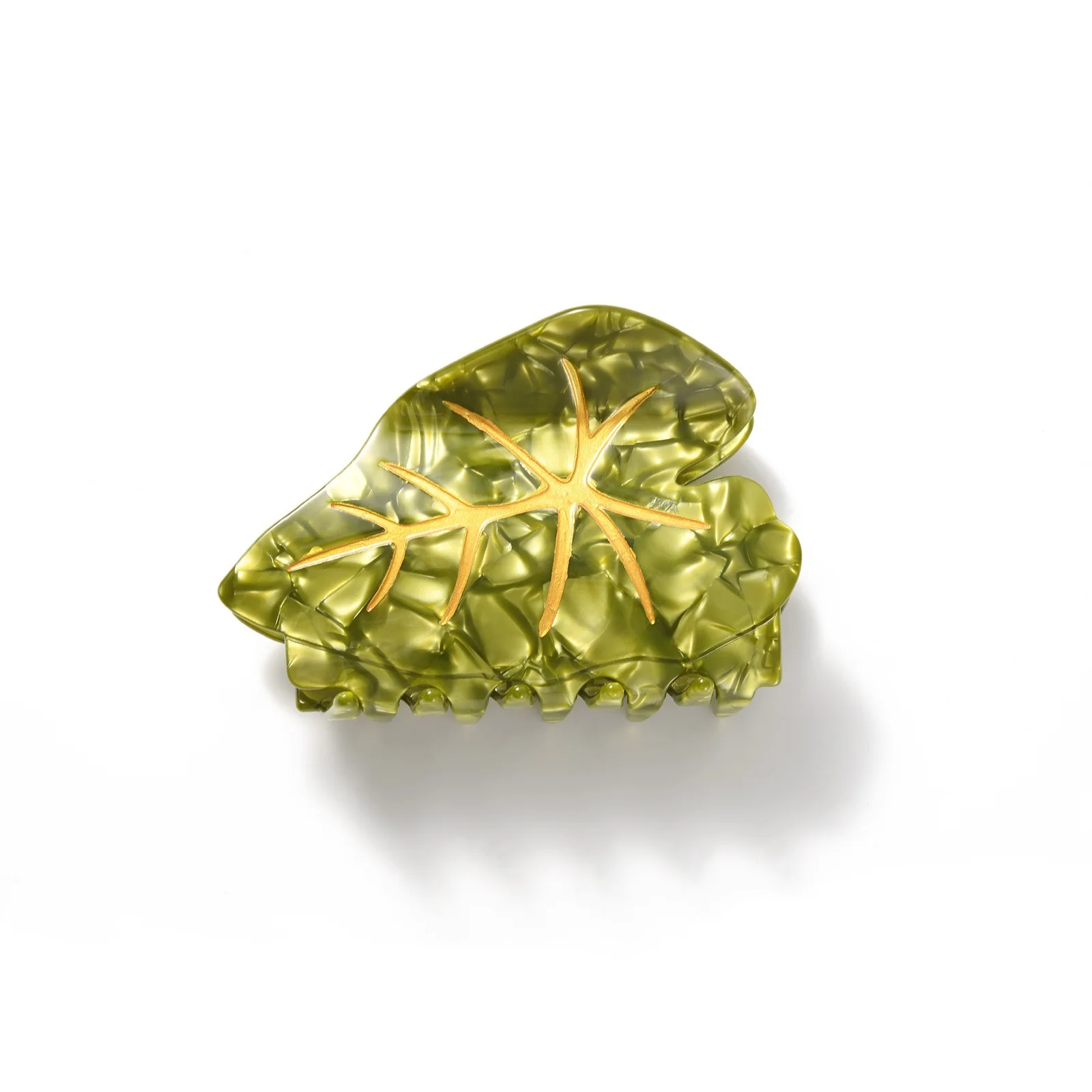 Muweordy محاكاة الأخضر الاستوائية ورقة مشبك شعر Monstera يترك مخلب مقاطع السفر كراب مقاطع الشعر إكسسوارات الشعر للفتيات #4