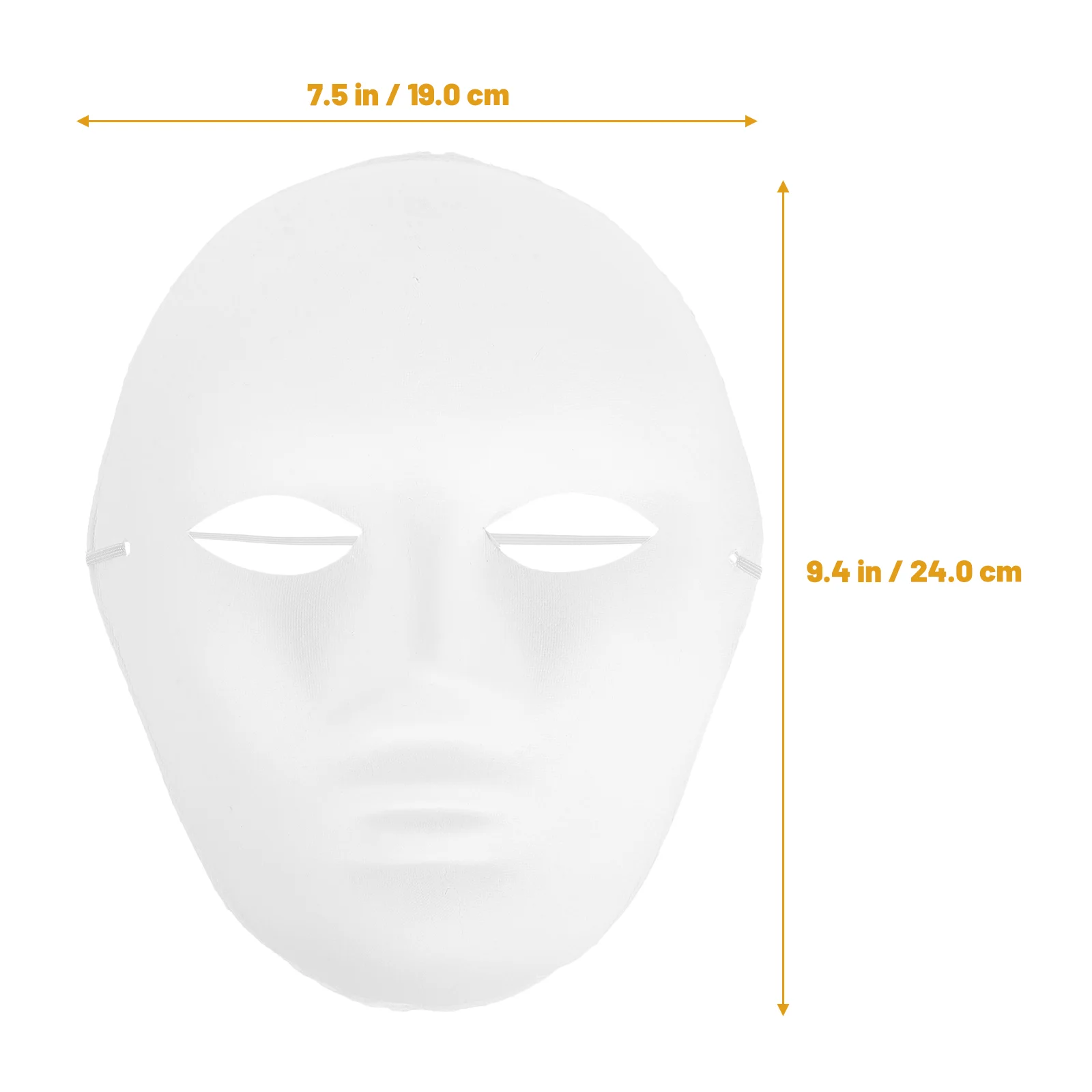 12 Pcs DIY Painting Mask Scary Halloween Costumes Prom Facial Unique Design Couples Masks