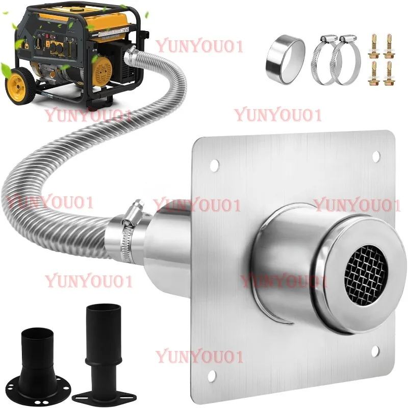 

Комплект удлинителя выхлопной системы генератора для теплоизоляции через настенные монтажные пластины Выхлопной газ