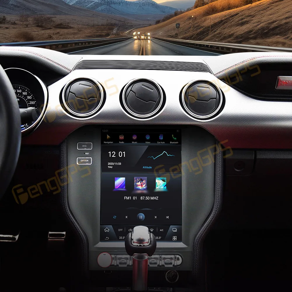 أندرويد 13 راديو السيارة Carplay لفورد موستانج 2014-2021 الوسائط المتعددة مشغل ديفيدي فيديو ستيريو 10.4 "شاشة نظام تحديد المواقع والملاحة المضيف DSP