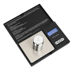 Jewelry Mini Stainless Steel Electronic Scale Digital Pocket Scale Gold Gram Balance Weight Scale Portable Pocket Scale