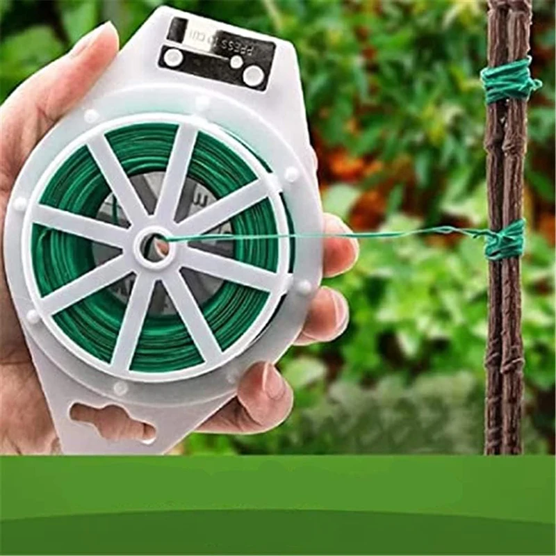 

Garden Plant Twist Tie Cable Ties With Reusable Green Twist Ties For plants Gardening Tomatoes Tie Garden Ties Flowers Climbing