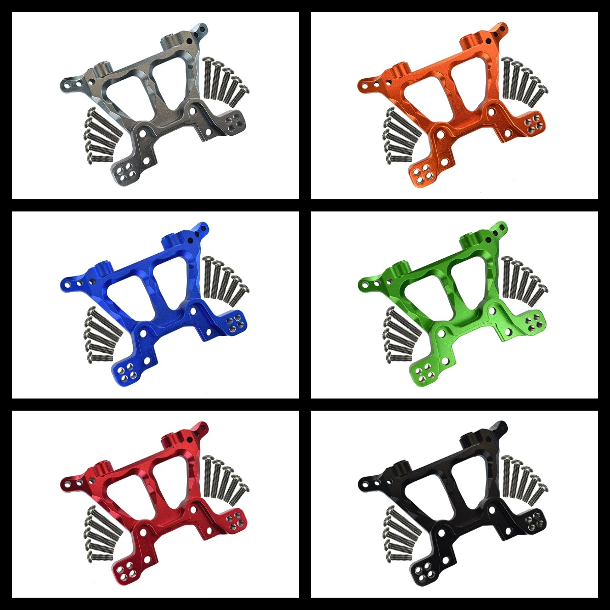 GPM Alu Front Shock Tower For TRAXXAS 1/10 Slash 4X4 Stampede Nos Deegan 38 Ford GPM Alu Front Shock Tower For TRAXXAS 1/10 Slas