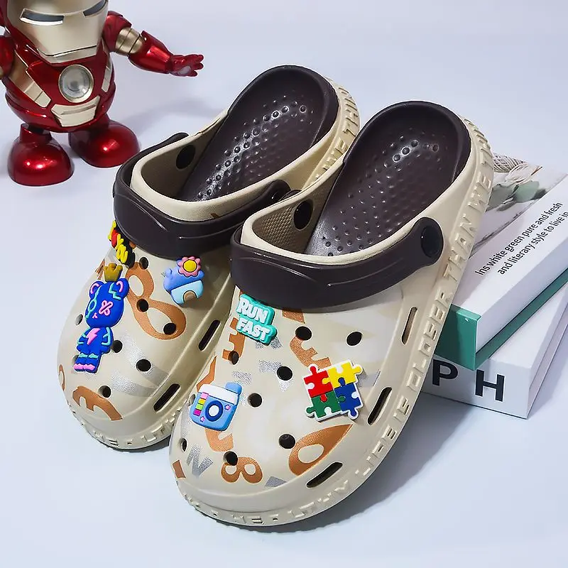 

Children's Summer Sandals with Thickened Soft Sole Toe-Post Lightweight Breathable Comfortable for Outdoor Wear